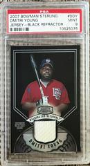 Dmitri Young [Jersey Black Refractor] #DDY Baseball Cards 2007 Bowman Sterling Prices