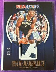 Zion Williamson [Prime] #RR-ZWN Basketball Cards 2023 Panini Hoops Rookie Remembrance Prices