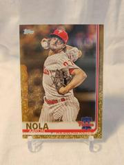 Aaron Nola [Ball Visible Gold] #163 Baseball Cards 2019 Topps Prices