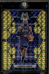 LeBron James [Gold] Basketball Cards 2022 Panini Mosaic Prices