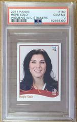 Hope Solo #180 Soccer Cards 2011 Panini Women's World Cup Stickers Prices