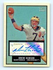 Drew Henson [Autograph] #152 Football Cards 2009 Topps Magic Prices
