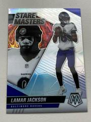 Lamar Jackson [Mosaic] #SM1 Football Cards 2021 Panini Mosaic Stare Masters Prices