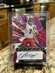 Cameron Rising [Kaleidoscope Pink] Football Cards 2022 Leaf Flash Forward Autographs Prices