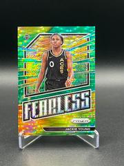 Jackie Young [Green Pulsar] #13 Basketball Cards 2023 Panini Prizm WNBA Fearless Prices