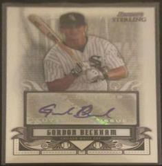 Gordon Beckham [Autograph] #BSPGB Baseball Cards 2008 Bowman Sterling Prospects Prices