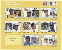 Roberto Clemente Baseball Cards 1988 Grenada Baseball Stamps Prices