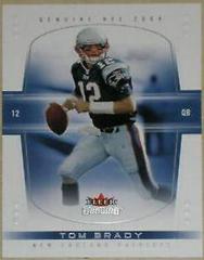 Tom Brady Football Cards 2004 Fleer Genuine Prices