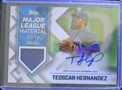Teoscar Hernandez #MLMA-TH Baseball Cards 2022 Topps Major League Material Autographs Prices