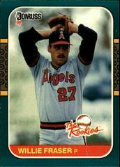 Willie Fraser #9 Baseball Cards 1987 Donruss Rookies Prices
