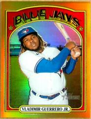 Vladimir Guerrero Jr. [Chrome Gold Refractor] #193 Baseball Cards 2021 Topps Heritage Prices