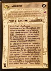 Jabba's Prize Star Wars CCG Reflections II Prices