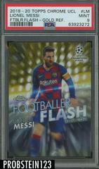 Lionel Messi [Gold Refractor] Soccer Cards 2019 Topps Chrome UEFA Champions League Footballer Flash Prices
