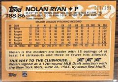 Nolan Ryan [Black] Baseball Cards 2023 Topps Silver Pack 1988 35th Anniversary Prices