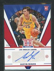 Austin Reaves [Blue] #HHR-ARV Basketball Cards 2021 Panini Chronicles Hometown Heroes Rookie Autographs Prices