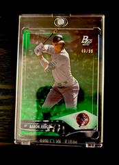 Aaron Judge [Green Icy Foil] #85 Baseball Cards 2021 Bowman Platinum Prices