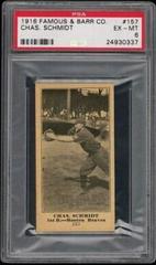 Chas. Schmidt #157 Baseball Cards 1916 Famous & Barr Co Prices