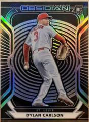 Dylan Carlson [Electric Etch Purple] #4 Baseball Cards 2021 Panini Chronicles Obsidian Prices
