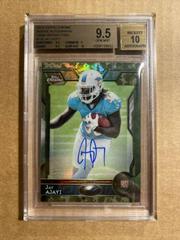 Jay Ajayi [Hunched Autograph Camo Refractor] #120 Football Cards 2015 Topps Chrome Prices