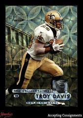 Troy Davis [Precious Metal Gems] Football Cards 1998 Metal Universe Prices