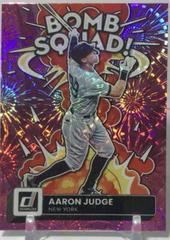Aaron Judge [Pink Fireworks] Baseball Cards 2022 Panini Donruss Bomb Squad Prices