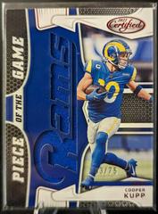 Cooper Kupp [Red] #PG-CK Football Cards 2022 Panini Certified Piece of the Game Prices