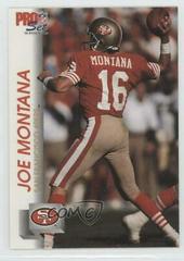 Joe Montana #649 Football Cards 1992 Pro Set Prices