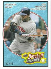 David Ortiz #21 Baseball Cards 2008 Upper Deck Baseball Heroes Prices