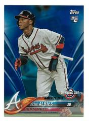 Ozzie Albies [Blue Foil] Baseball Cards 2018 Topps Opening Day Prices