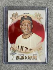 Willie Mays [Red Refractor] #96 Baseball Cards 2021 Topps Allen & Ginter Chrome Prices