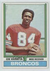 Gene Washington #63 Football Cards 1974 Topps Parker Brothers Prices