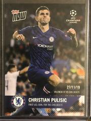 Christian Pulisic #28 Soccer Cards 2019 Topps Now UEFA Champions League Prices