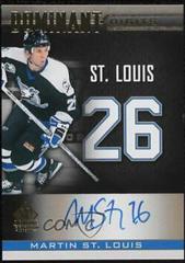 Martin St. Louis [Gold Autograph] #DD-48 Hockey Cards 2020 SP Signature Edition Legends Dominant Digits Prices