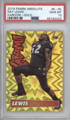 Ray Lewis [Gold] #K-RL Football Cards 2019 Panini Absolute Kaboom Prices