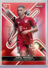 Jamal Musiala [Red] Soccer Cards 2021 Topps Finest Bundesliga Prices