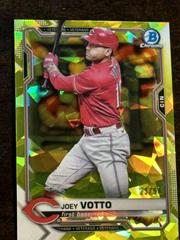 Joey Votto [Yellow] #2 Baseball Cards 2021 Bowman Chrome Sapphire Prices