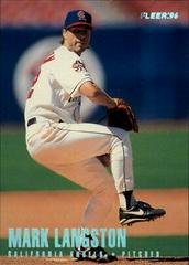 Mark Langston Baseball Cards 1996 Fleer Tiffany Prices
