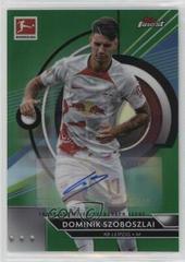 Dominik Szoboszlai [Green] Soccer Cards 2022 Topps Finest Bundesliga Autographs Prices