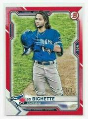Bo Bichette [Red] #7 Baseball Cards 2021 Bowman Prices