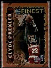 Clyde Drexler #HS3 Basketball Cards 1995 Finest Hot Stuff Prices
