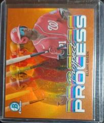 Elijah Green [Orange] Baseball Cards 2023 Bowman Chrome Prospect Process Prices