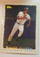 David Justice #388 Baseball Cards 1995 Topps Cyberstats Prices