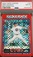 Greg Maddux [Red Xfractor] Baseball Cards 2005 Topps Chrome Prices