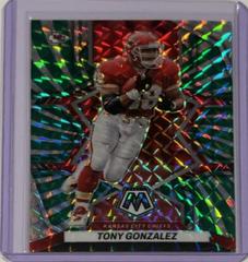 Tony Gonzalez [Green Swirl] Football Cards 2022 Panini Mosaic Prices