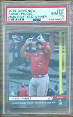 Albert Pujols [Gold Winner] #MOW-17W Baseball Cards 2019 Topps Now Moment of the Week Prices