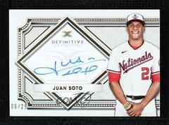 Juan Soto Baseball Cards 2022 Topps Definitive Autograph Collection Prices