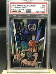 Stephen Curry [Cubic] Basketball Cards 2019 Panini Revolution Shock Wave Prices
