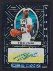 Bobby Portis [Yellow] Basketball Cards 2021 Panini Obsidian Aurora Autographs Prices