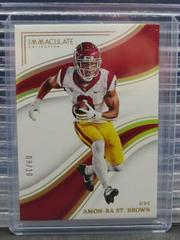 Amon-Ra St. Brown [Gold] #3 Football Cards 2023 Panini Immaculate Collection Collegiate Prices