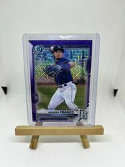 Wander Franco [Purple Refractor Mega Box Mojo] #BCP-240 Baseball Cards 2021 Bowman Chrome Prospects Prices